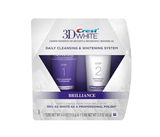 Crest 3D White Brilliance 2 step Whitening system - toothpaste