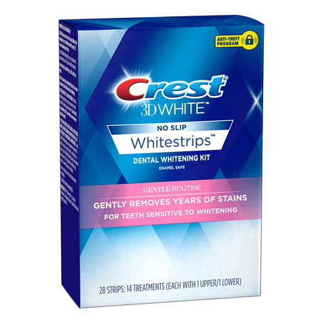 crest whitening strips sensitive