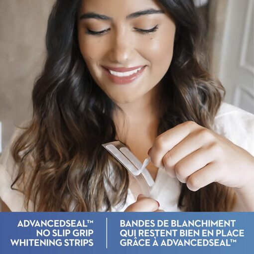 Bandes de blanchiment dentaire sensibles - Gentle Routine Crest 3D White – Détachage en douceur en 14 jours - Image 4