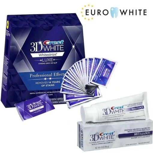 crest professional effects + 2 x brilliance white toothpaste Combo pack