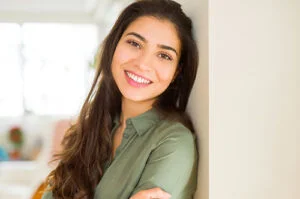 smiling with crest whitestrips in the UK